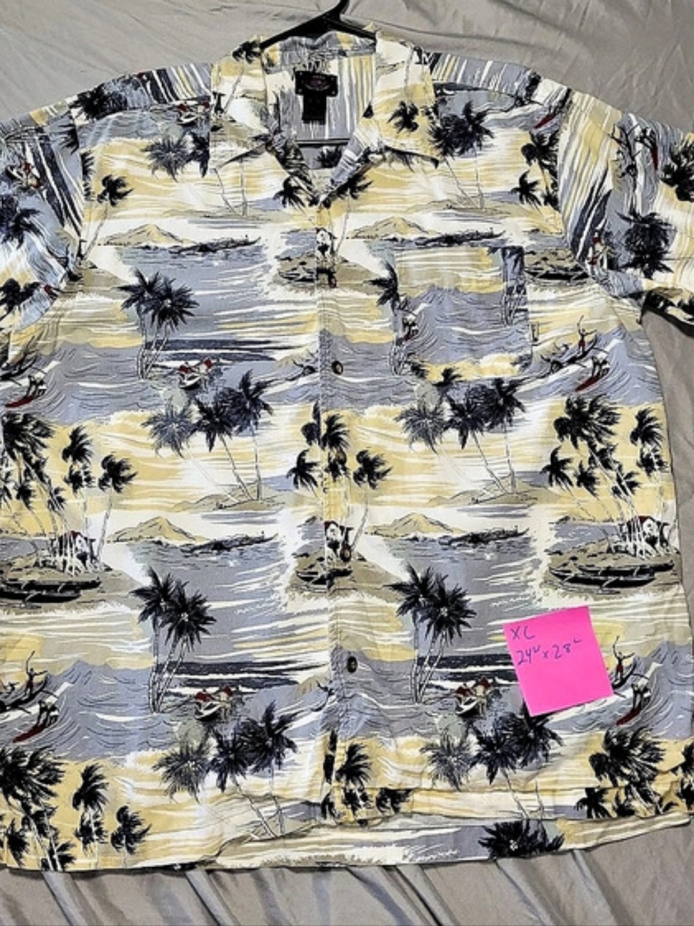 Pacific Coast Highway Hawaiian Print Shirt Large